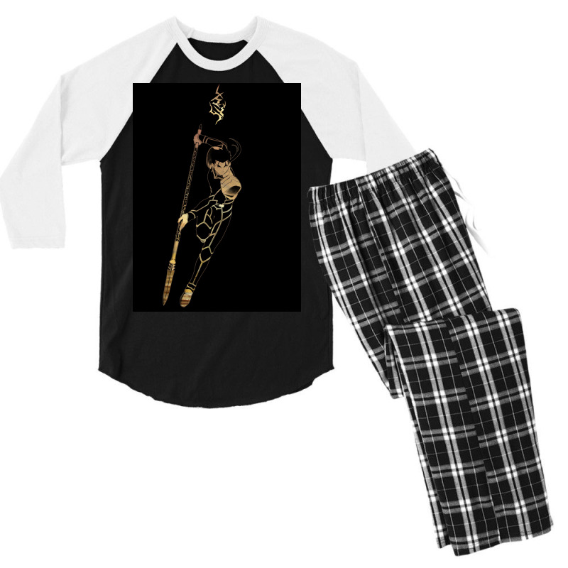 Lancer   Fate Stay Night Men's 3/4 Sleeve Pajama Set | Artistshot