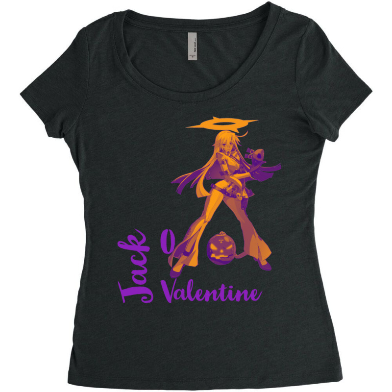 Jack O Valentine Guilty Gear Strive Women's Triblend Scoop T-shirt by CathyCooney | Artistshot