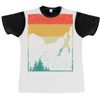 Climbing Bouldering Freeclimbing Rock Climber Retro Vintage Graphic T-shirt | Artistshot