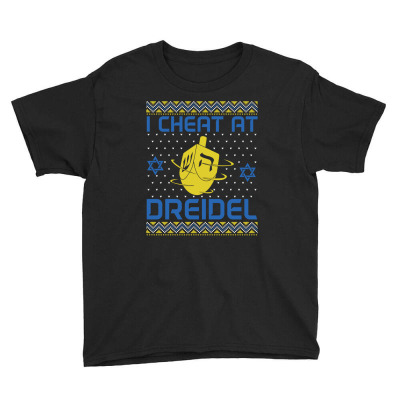 Cheat At Dreidel Hannukah Christmas Shirt Youth Tee Designed By Huong47