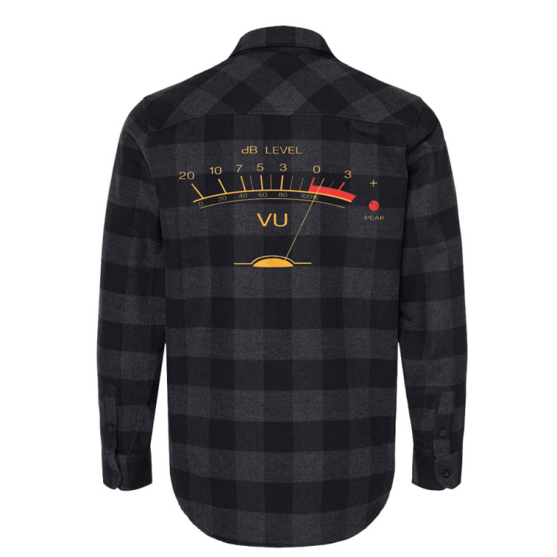 Db Level Decibel Vu Stereo Studio Recording Volume Speaker Radio Dj Pa Flannel Shirt by bosadatzurik | Artistshot