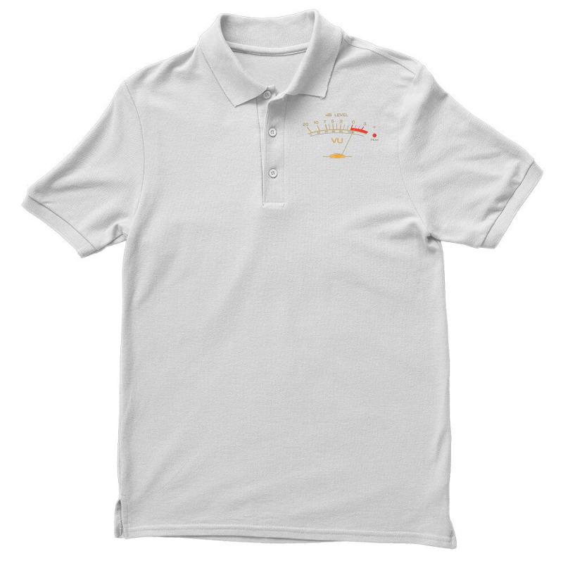 Db Level Decibel Vu Stereo Studio Recording Volume Speaker Radio Dj Pa Men's Polo Shirt by bosadatzurik | Artistshot