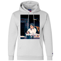 Late Night Owl Champion Hoodie | Artistshot