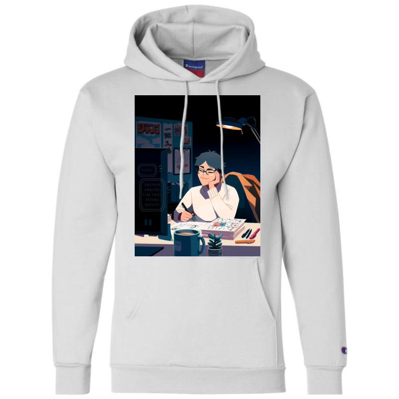 Late Night Owl Champion Hoodie | Artistshot