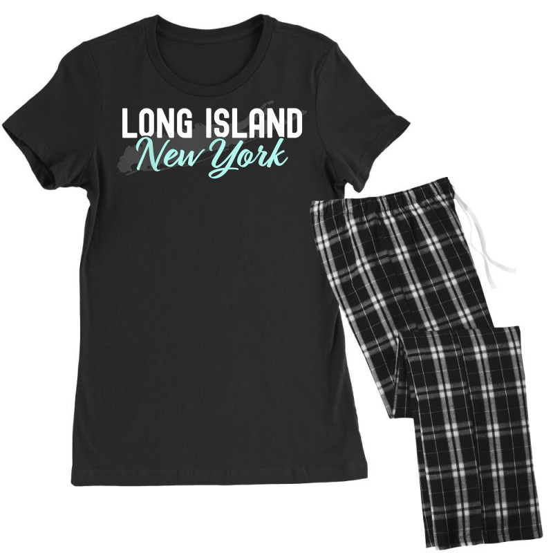 Long Island New York Vintage Ny Classic Li New York Design T Shirt Women's Pajamas Set by anselmpru9bt | Artistshot