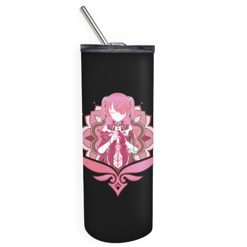 Genshin Impact Fischl Prinzessin Der Verurteilung Pink Skinny Tumbler by OrvilleBudiao | Artistshot