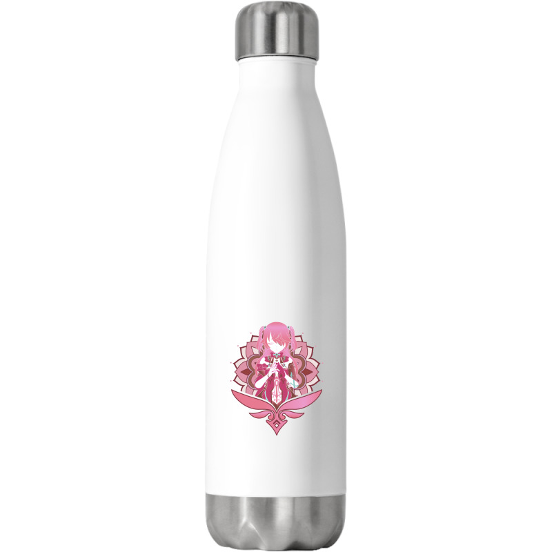 Genshin Impact Fischl Prinzessin Der Verurteilung Pink Stainless Steel Water Bottle by OrvilleBudiao | Artistshot