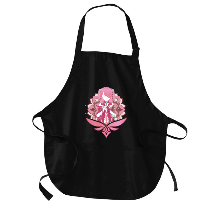 Genshin Impact Fischl Prinzessin Der Verurteilung Pink Medium-Length Apron by OrvilleBudiao | Artistshot