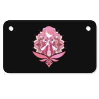 Genshin Impact Fischl Prinzessin Der Verurteilung Pink Motorcycle License Plate | Artistshot