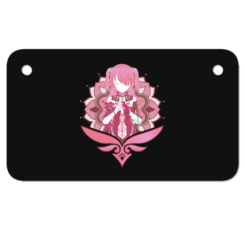 Genshin Impact Fischl Prinzessin Der Verurteilung Pink Motorcycle License Plate by OrvilleBudiao | Artistshot