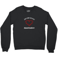 Just A Girl Who Loves Minimalism Music Crewneck Sweatshirt | Artistshot