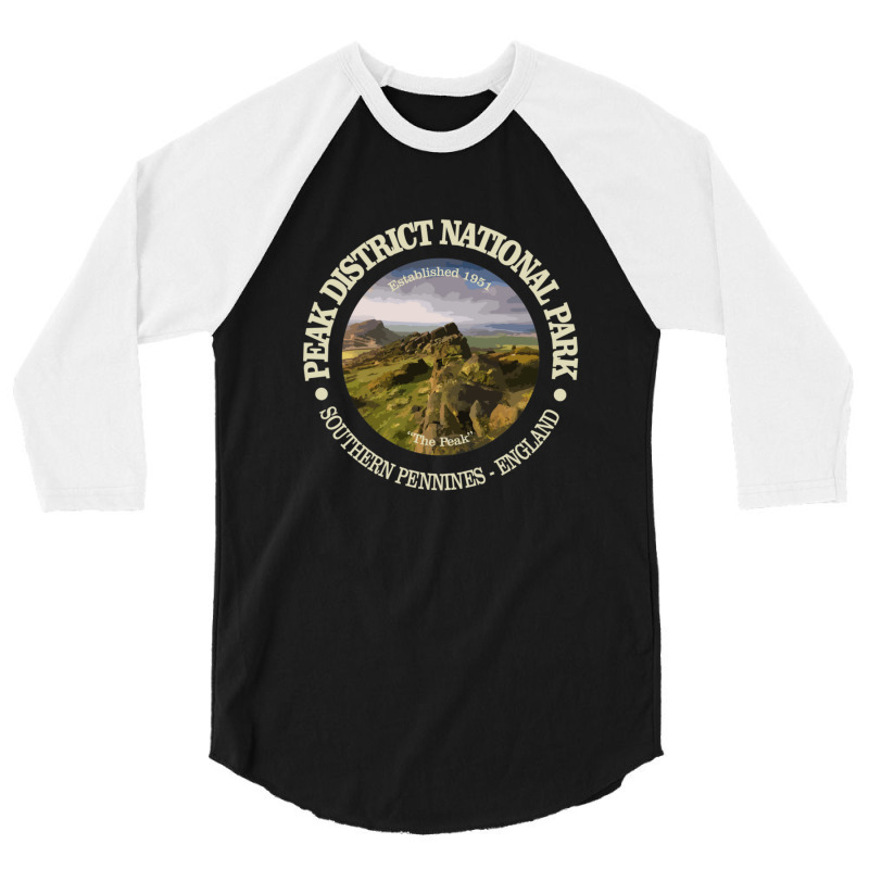 Peak District National Park Np 1 3/4 Sleeve Shirt by StarActon | Artistshot