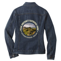 Peak District National Park Np 1 Ladies Denim Jacket | Artistshot