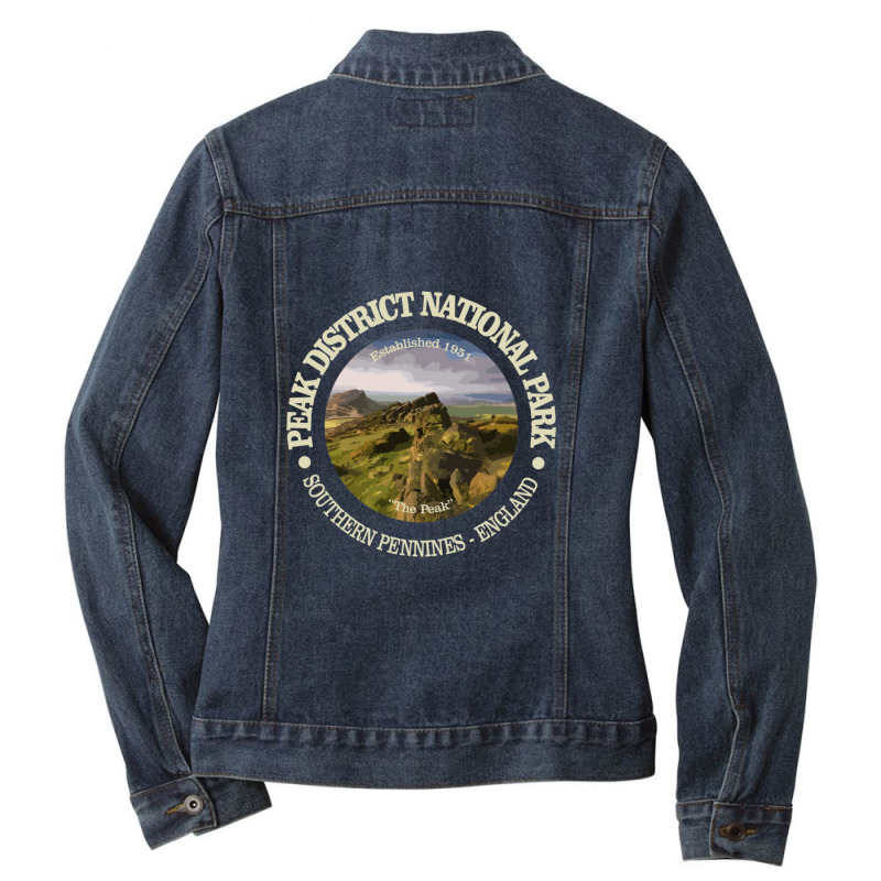 Peak District National Park Np 1 Ladies Denim Jacket by StarActon | Artistshot