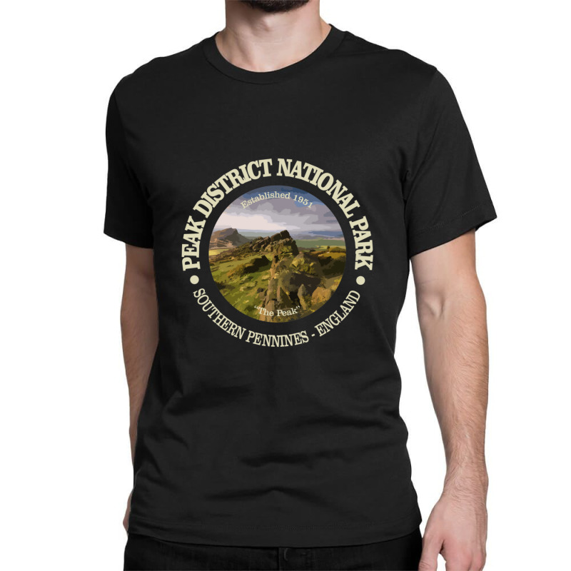 Peak District National Park Np 1 Classic T-shirt by StarActon | Artistshot