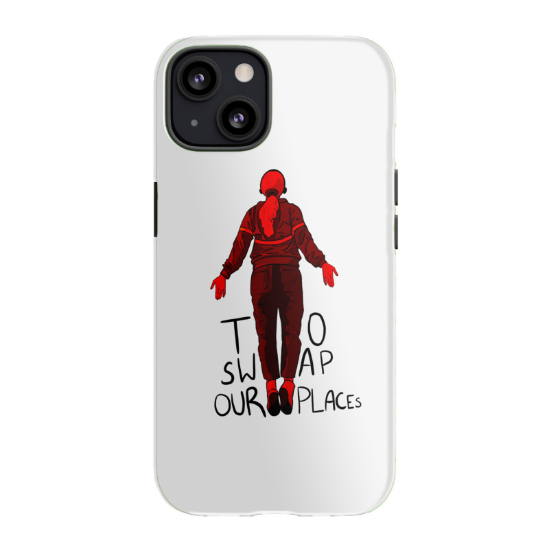 Max Floating To Swap Our Places Red iPhone 13 Case by SandeeNardi | Artistshot