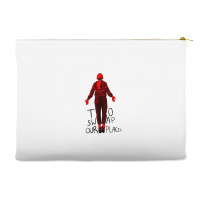 Max Floating To Swap Our Places Red Accessory Pouches | Artistshot