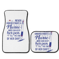 A Nurse Who Can Keep Har Pen Tshirt Full Set Car Mats | Artistshot