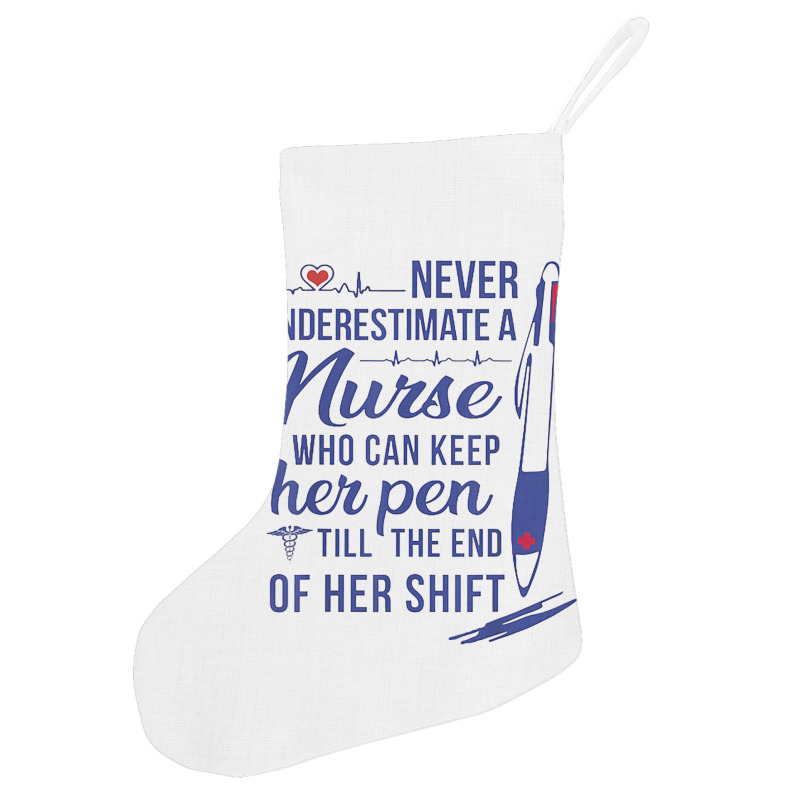 A Nurse Who Can Keep Har Pen Tshirt Holiday Stocking | Artistshot