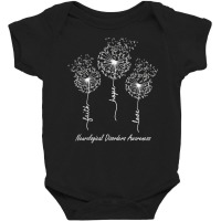 Neurological Disorders Awareness Faith Hope Love Dandelion T Shirt Baby Bodysuit | Artistshot