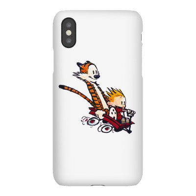 Calvin&hobbes Racing Iphonex Case Designed By Shirt1na