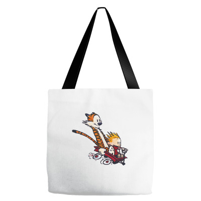 Calvin&hobbes Racing Tote Bags Designed By Shirt1na