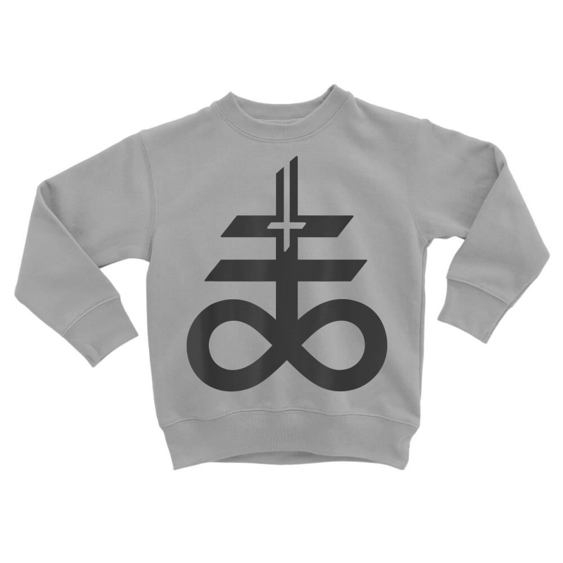 Satanic Cross & Inverted Cross. Black Goth Satanism Satanist T Shirt Toddler Sweatshirt by xq8pjbeamer | Artistshot