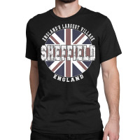 Sheffield England, Vintage English Flag T Shirt Classic T-shirt | Artistshot