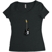 Vandalism Guitar Women's Triblend Scoop T-shirt | Artistshot