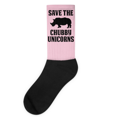 Save The Chubby Unicorns Socks Designed By Tshiart
