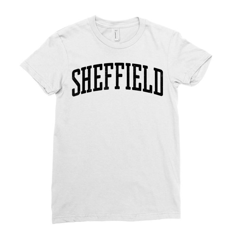 Sheffield Uk Vintage City T Shirt Ladies Fitted T-Shirt by jessamynb4pru | Artistshot