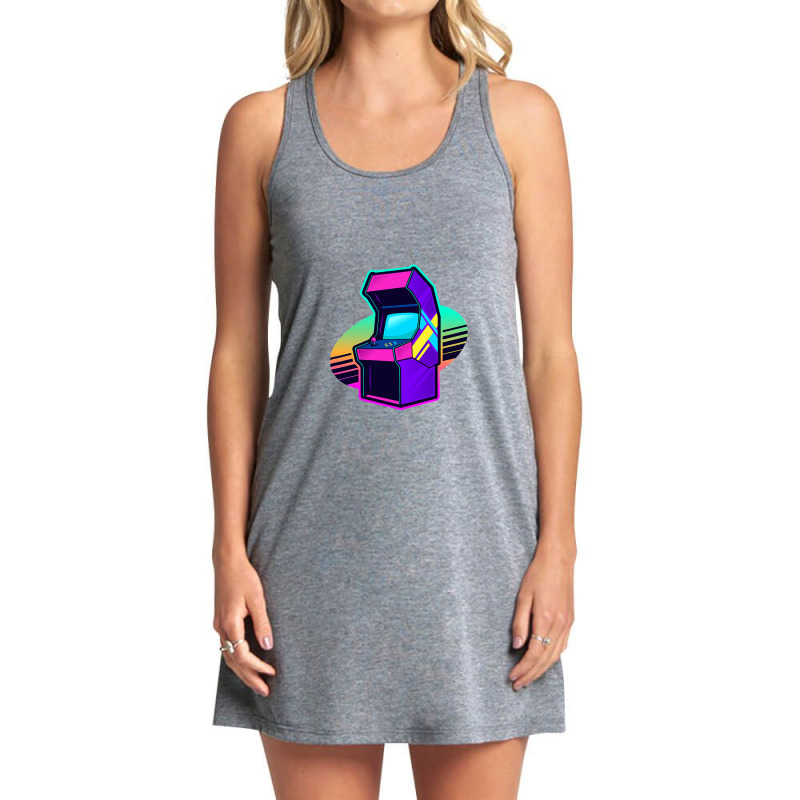 Arcade Game Machine Retro Video Game Tank Dress by SherryMorehart | Artistshot