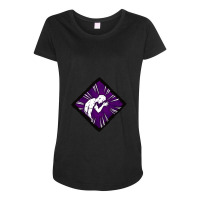 Mind Breaker Hq Diamond Perk Inspired Splash Art Maternity Scoop Neck T-shirt | Artistshot