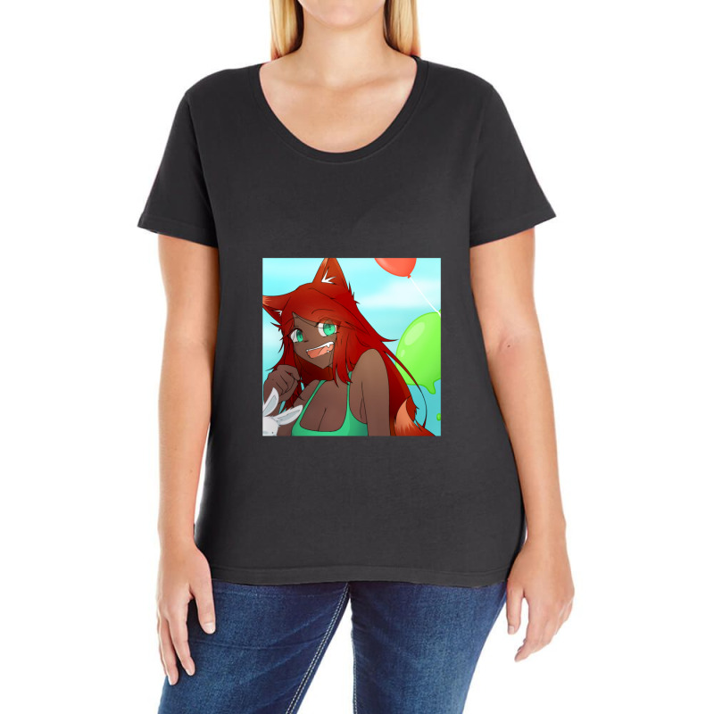 Terraria The Zoologist Ladies Curvy T-Shirt by MernaPutney | Artistshot