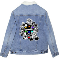 Undertale Flowey Unisex Sherpa-lined Denim Jacket | Artistshot