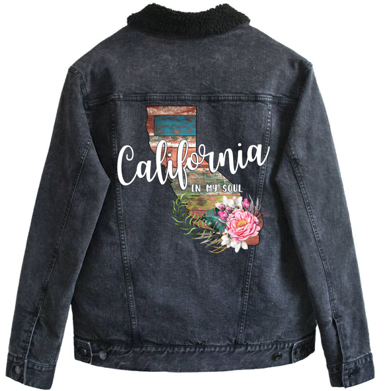 California In My Soul Unisex Sherpa-lined Denim Jacket | Artistshot