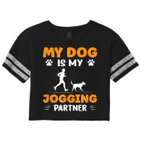 Running Jogger Dogs Cardio Dog Is My Jogging Partner T Shirt Scorecard Crop Tee | Artistshot