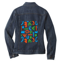 Sweet Morning Love In Letters Gift For Lovers Ladies Denim Jacket | Artistshot