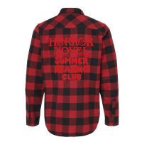 Horror Novel Reading Club Flannel Shirt | Artistshot