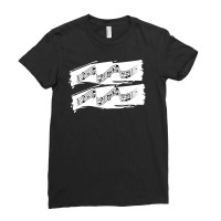 Musical Notes Black White Modern Ladies Fitted T-shirt | Artistshot