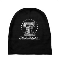 Womens Philadelphia Novelty Liberty Bell Vneck Baby Beanies | Artistshot