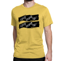 Musical Notes Black White Modern Classic T-shirt | Artistshot