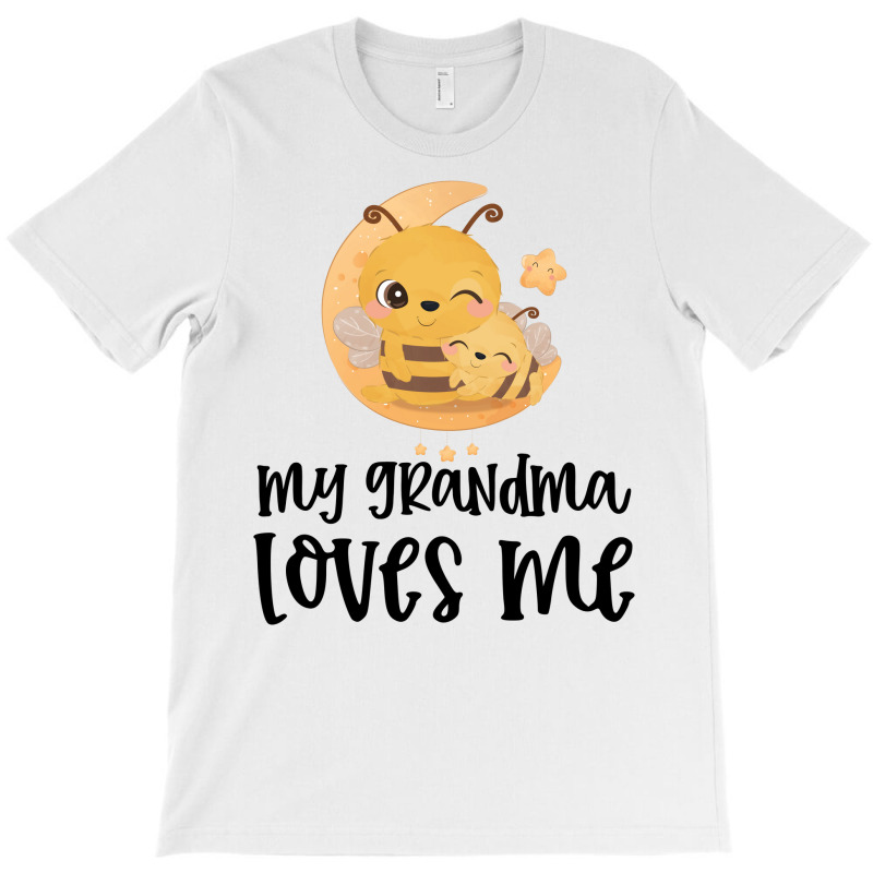 Bees Moon My Grandma Loves Me T-Shirt by CueTrendyFinds | Artistshot