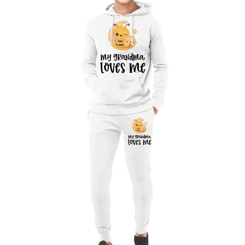 Bees Moon My Grandma Loves Me Hoodie & Jogger set by CueTrendyFinds | Artistshot