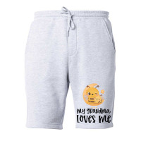 Bees Moon My Grandma Loves Me Fleece Short | Artistshot