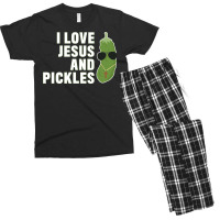 I Love Jesus And Pickles   Christian   Boys Girls Women Gift T Shirt Men's T-shirt Pajama Set | Artistshot