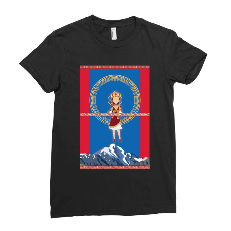 Mongol Helena Ladies Fitted T-Shirt by ReenaKonicek | Artistshot