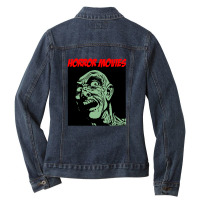 Horror Movies Ladies Denim Jacket | Artistshot