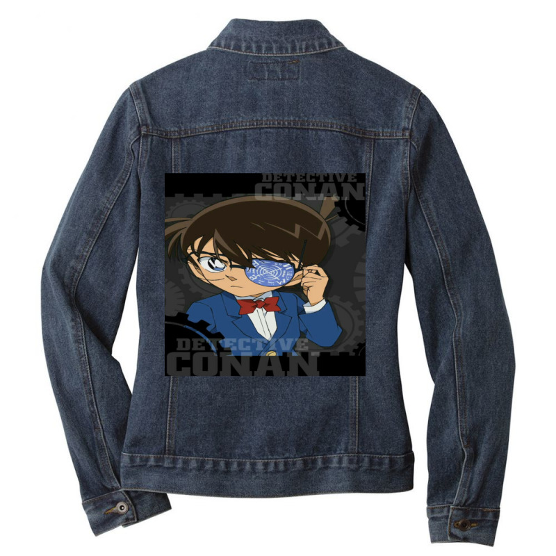 Detective Conan Ladies Denim Jacket by JodyBanda | Artistshot