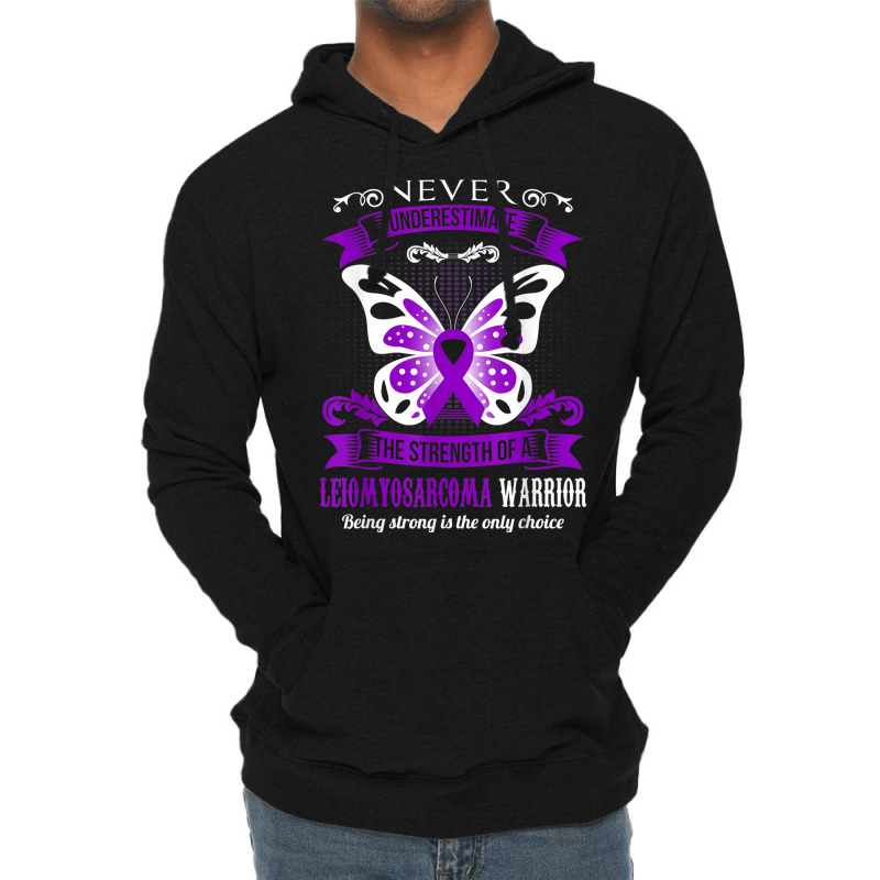 Power Of Leiomyosarcoma Warrior Tshirt Lightweight Hoodie | Artistshot